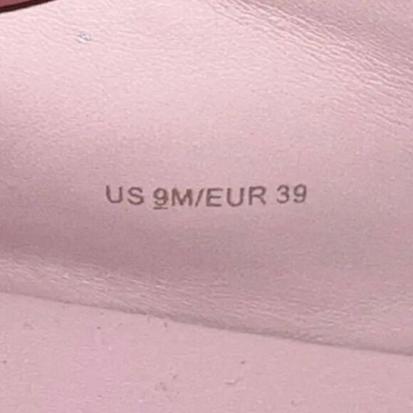 Vince Blair 5 Pink Faux Shearling Slip-On Casual Sneakers Women's 9 - Picture 8 of 10